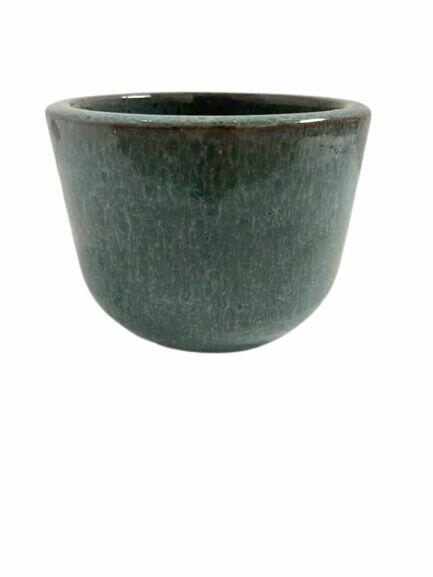 Cachepô Cerâmico Morumby N1 Verde Jade Fascino