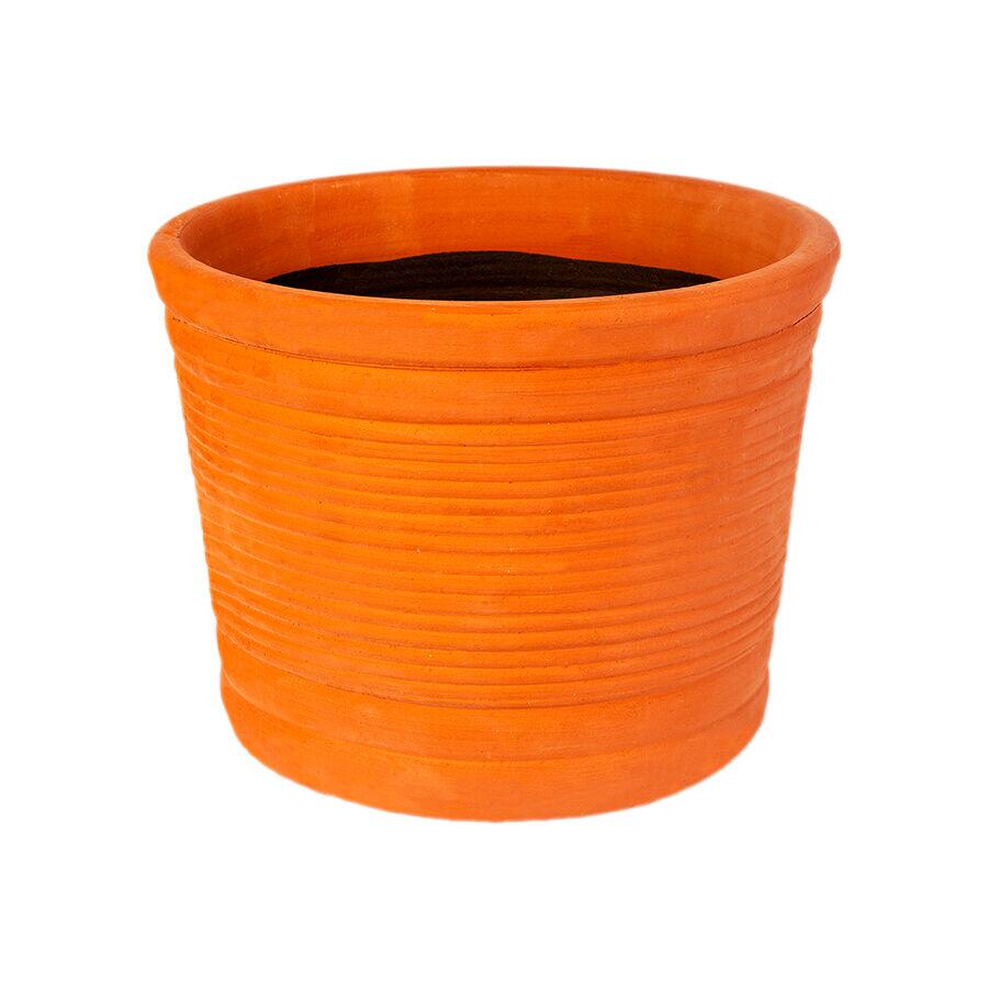 Vaso Cerâmico Ana Julia N1 Natural Fascino