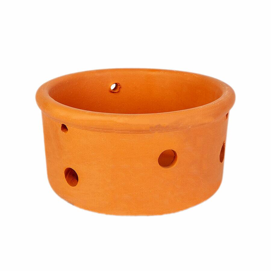 Vaso Cerâmico Orquídea N2 Natural Fascino