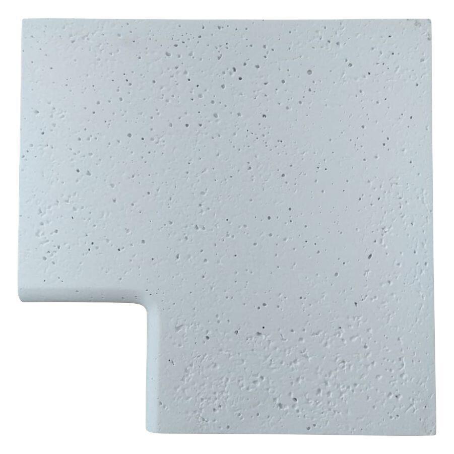 Borda Boleada Canto 90º Via Acqua Bianco 60x60x2 Cimentíssimo