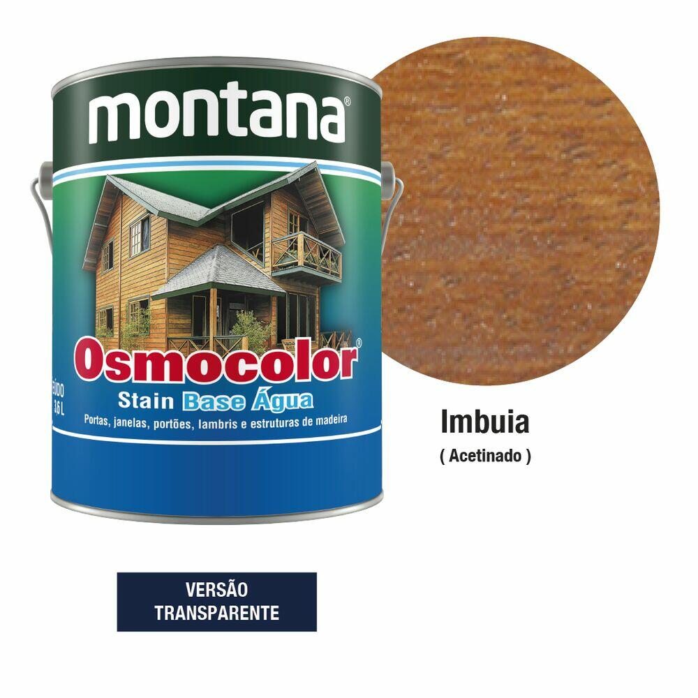 Stain Osmocolor 3,6L Base Água Imbuia Acetinado Montana
