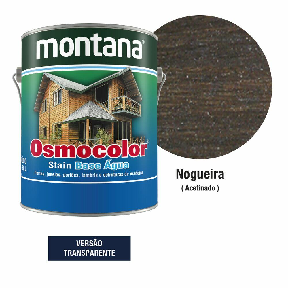 Stain Osmocolor 3,6L Base Água Nogueira Montana