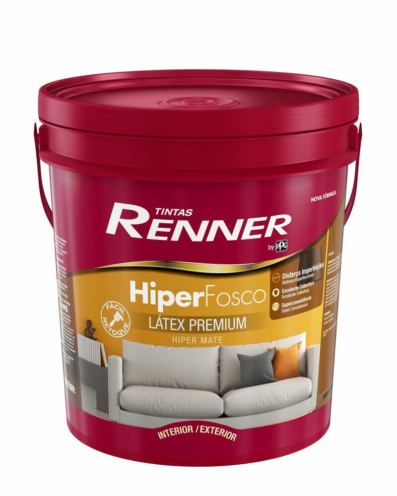 Tinta Acrílica 18L Hiper Branco Fosco Renner