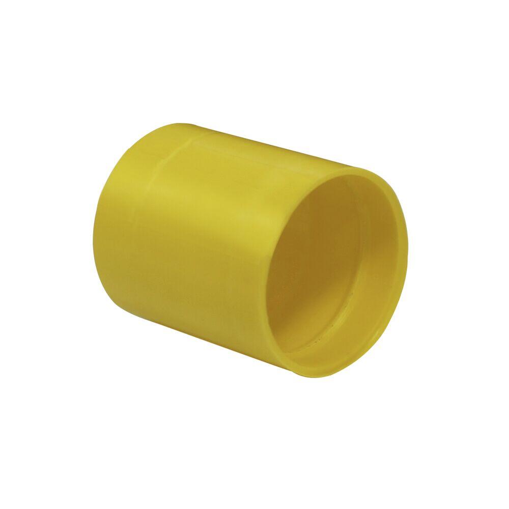 Luva de Pressão 20mm Eletroduto Corrugado Amarela Vitralux