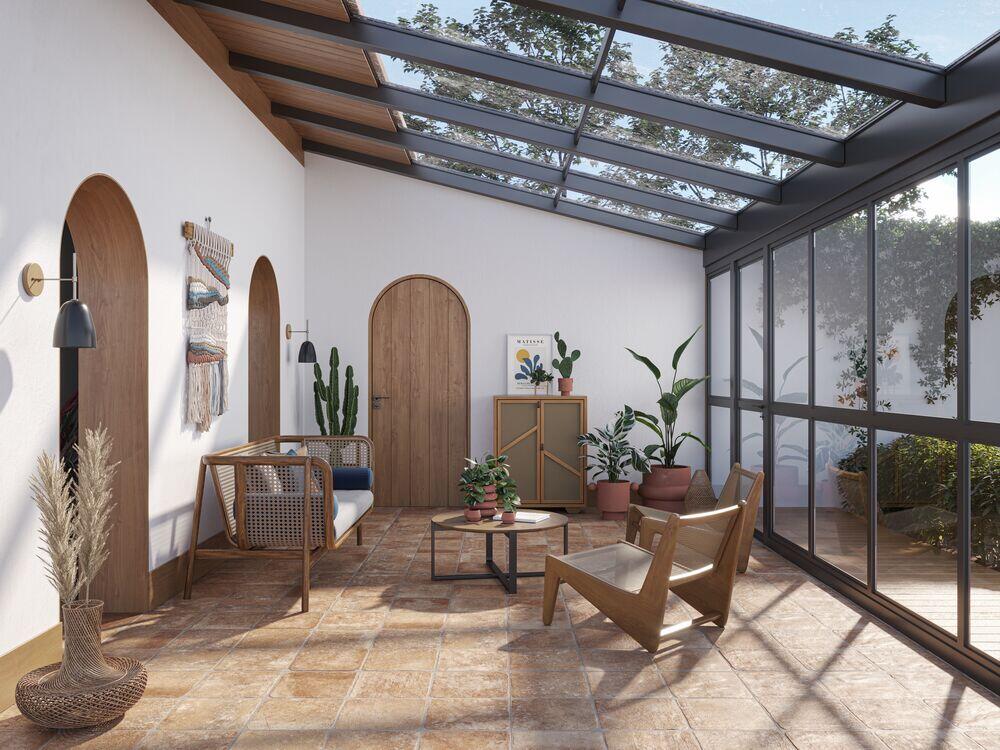 Porcelanato Mattone Disiena Retificado Acetinado 90x90 Incepa