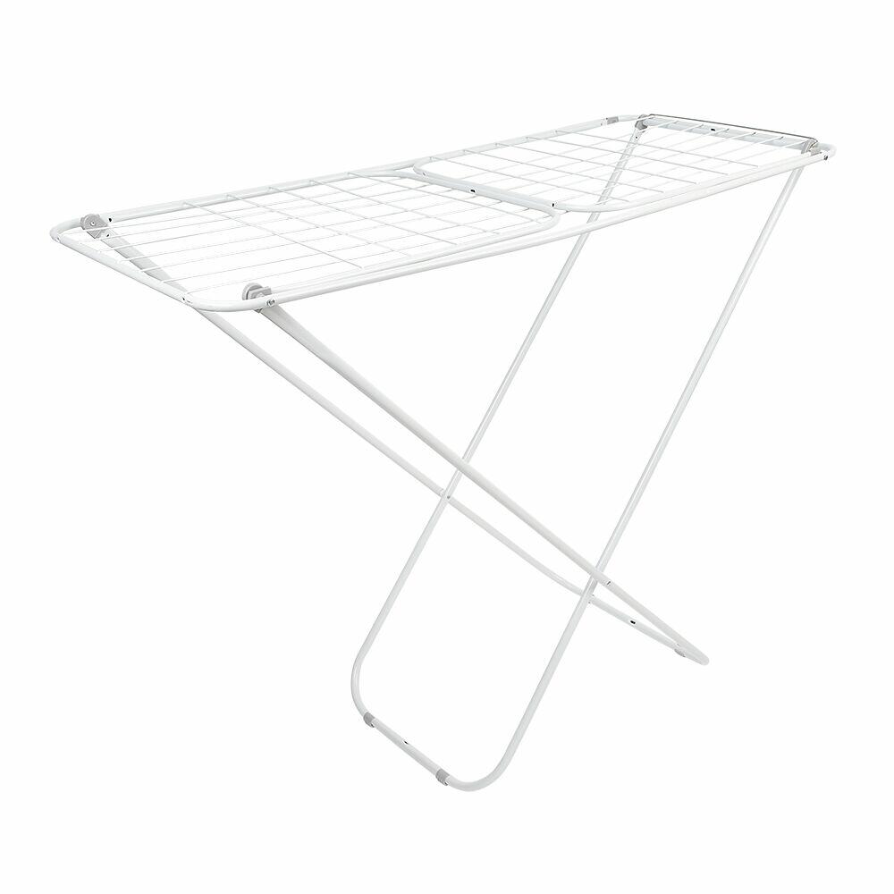 Varal de Chão Reforçado Com Abas Cinza e Branco Casa&ideia