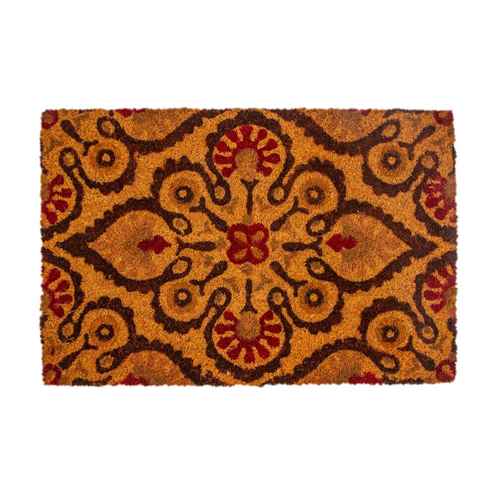 Tapete Capacho Mandala 40x60cm Multicolor Diagonal