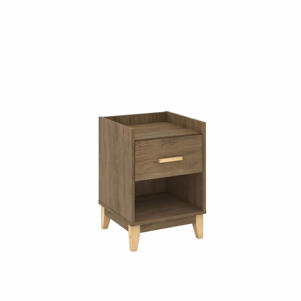 Criado Mudo com 1 Gaveta 40X56X38,5cm Freijó Movelbento