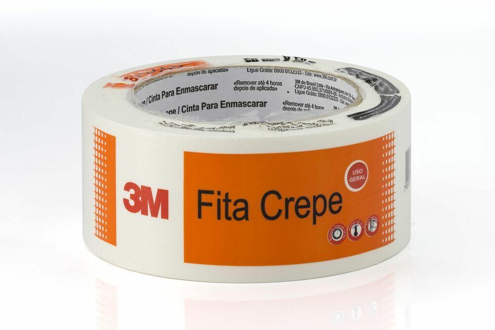 Fita Crepe 3M Tartan 5cmx50m Branca HB004311005