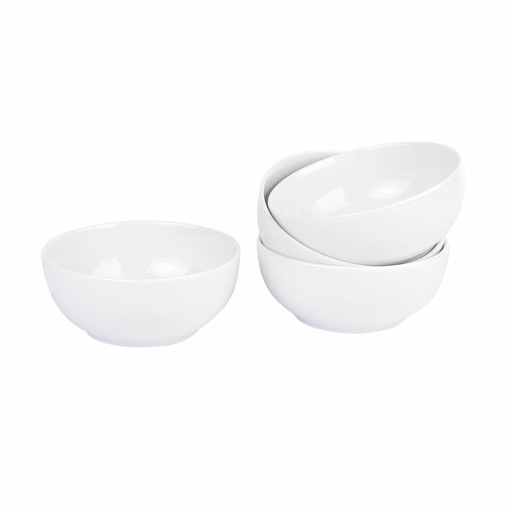 Jogo de Bowls de Porcelana 4 Peças 12cm Casa&Ideia