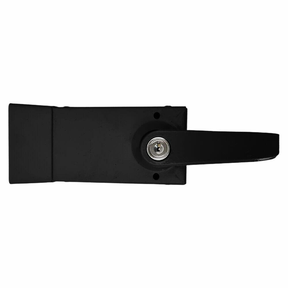Fechadura para porta Corta-Fogo de Soprepor com Chave Preto Durati