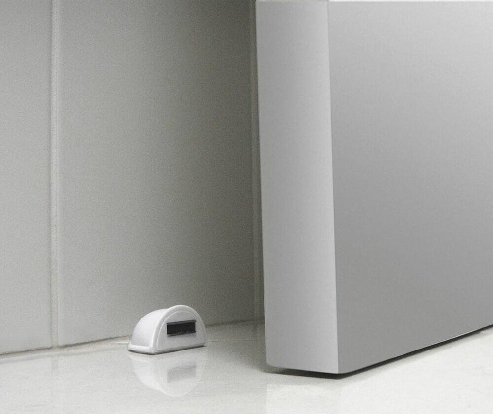 Trava Porta Magnético Branco Bemfixa