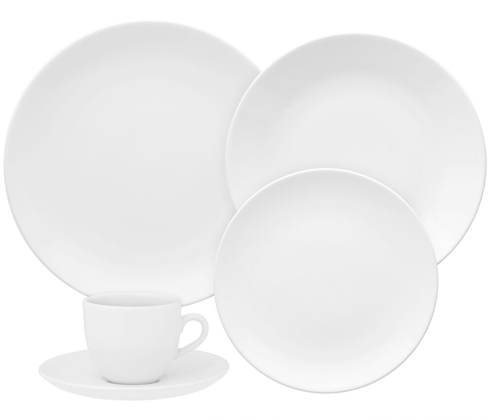 Jogo de Jantar 30 Peças White Oxford
