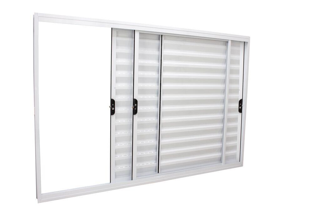 Janela Veneziana de Correr 3 Folhas Classic 100X150cm Kapazi