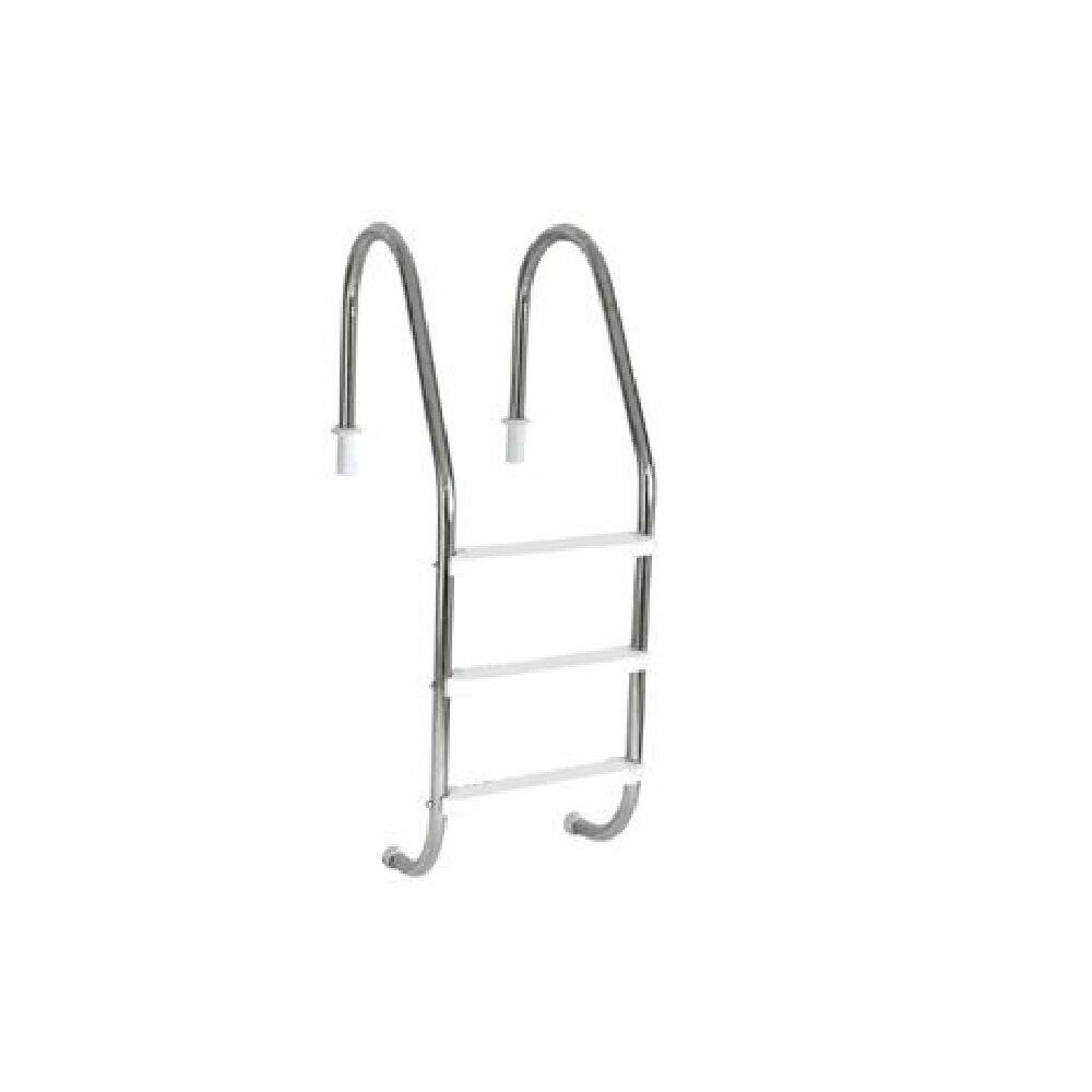 Escada 3 Níveis com Degraus em ABS para Piscina Pooltec