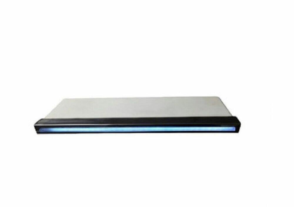 Cascata de Embutir em Fibra de Vidro com Bico de Aço Inox e LED Pooltec