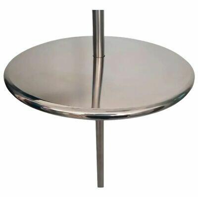 Mesa Redonda Inox para Piscina Aço Polido Pooltec