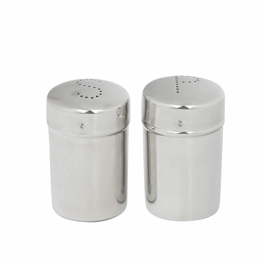 Saleiro Pimenteiro 2 Peças Inox Casa&Ideia