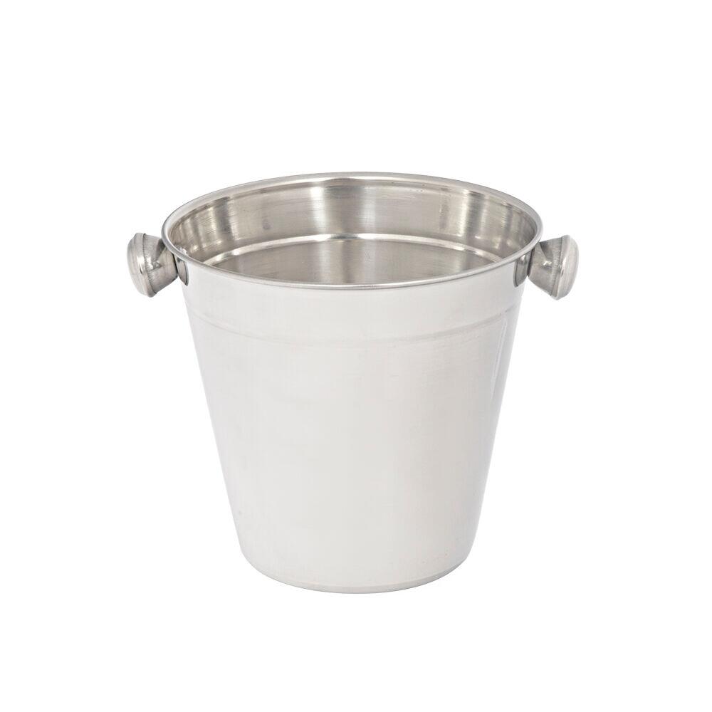 Balde para Gelo Inox 14cm Casa&Ideia