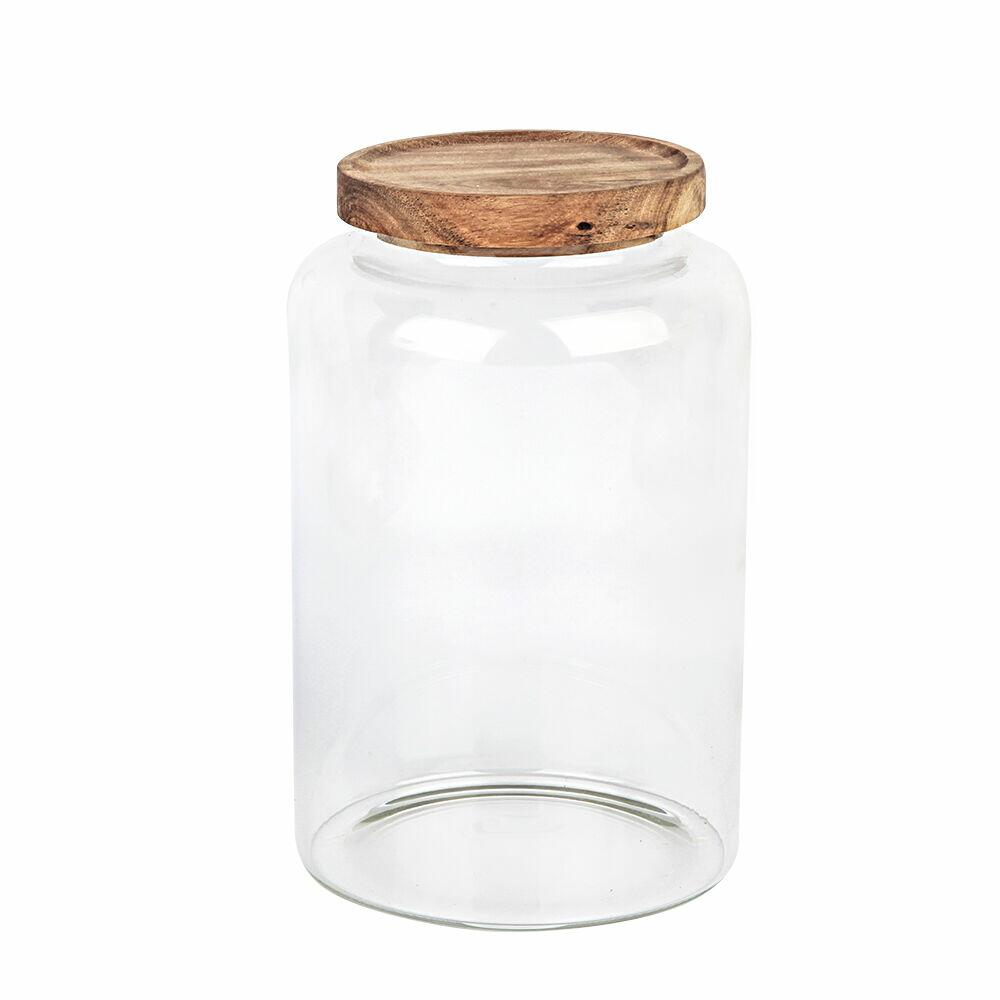 Pote de Vidro Boro com Tampa 2,8L Transparente Casa&Ideia