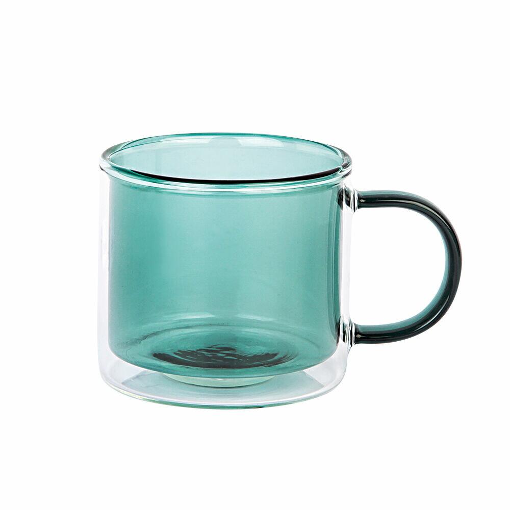Caneca Boro Double 250ml Verde Casa&Ideia