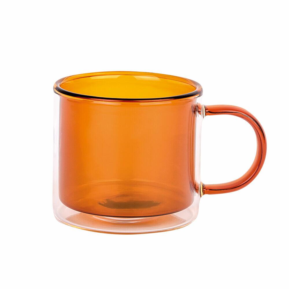 Caneca Boro Double 250ml Ambar Casa&Ideia