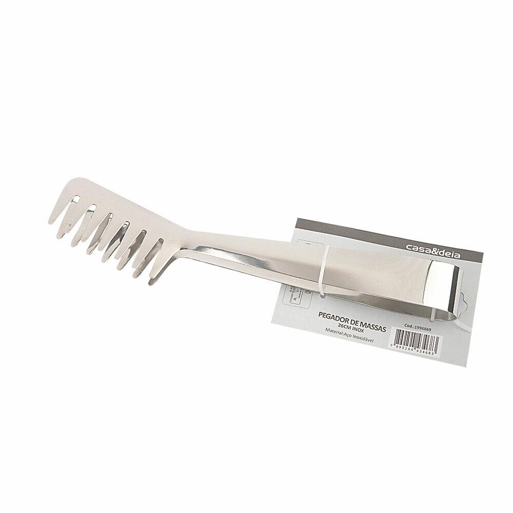 Pegador de Massas Inox 26cm Casa&Ideia