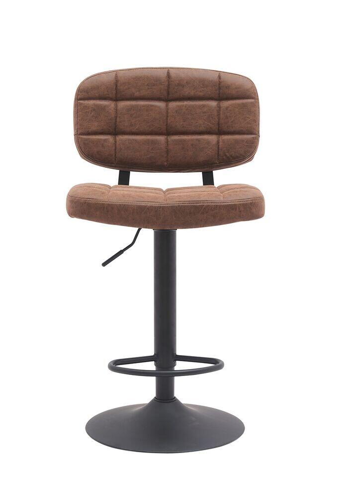 Banqueta Elegance Metal Marrom Diagonal