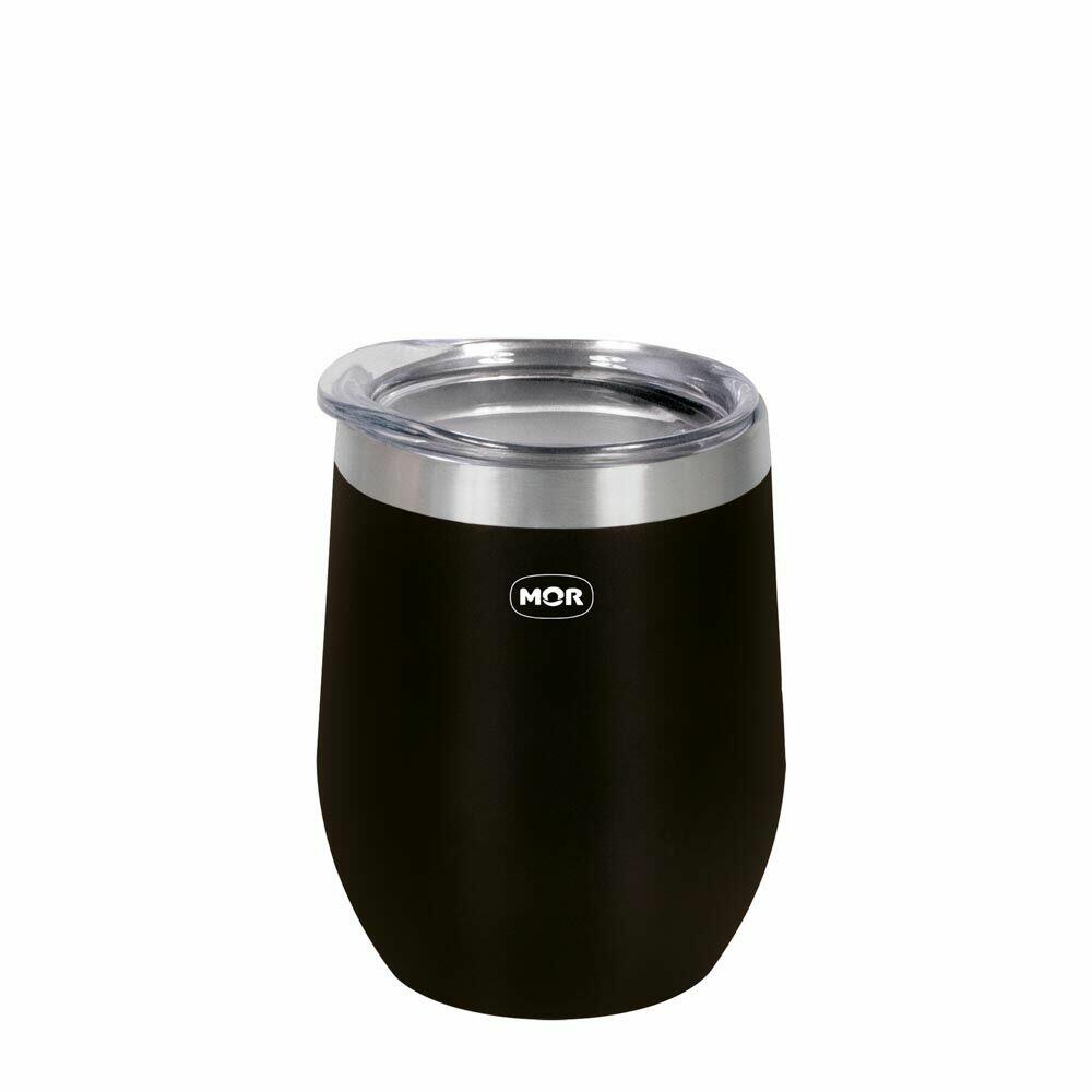 Copo Termico Inox Preto 360ml Mor