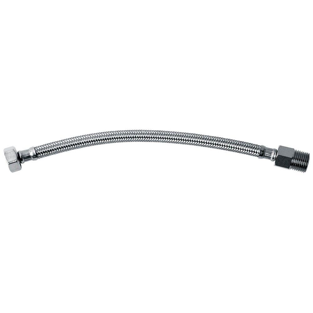 Engate Flexível Trancado com Canopla Cromado 40 cm Incepa