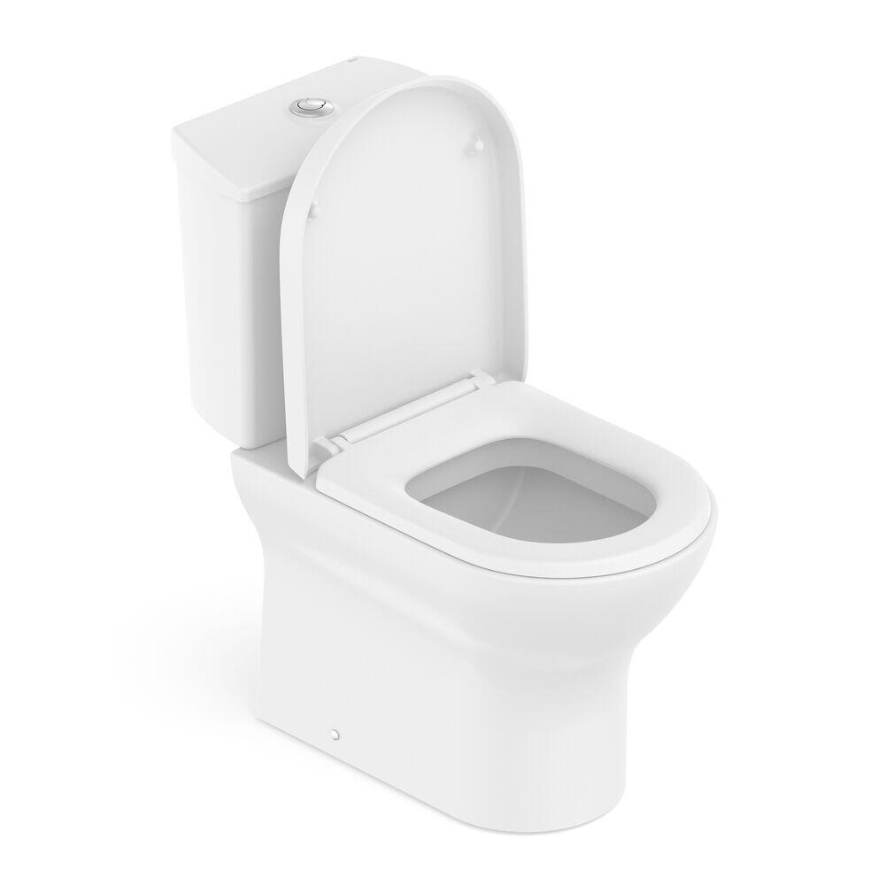 Kit Vaso Sanitário com Caixa Acoplada Nexo Acionamento Duplo 3/6L Branco Matte Incepa