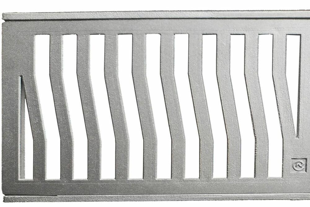 Grelha para Calha Elegance Piso Leve 20x50cm Aluminio Costa Navarro