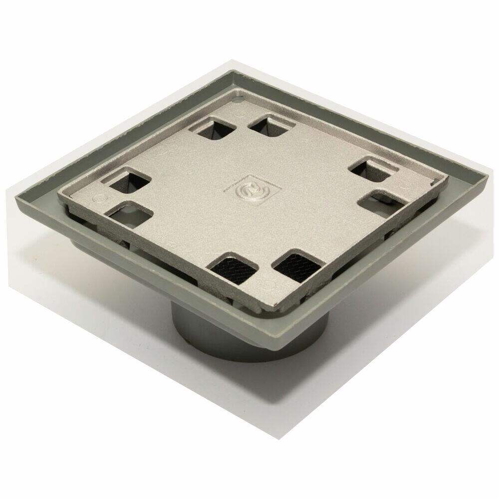 Ralo Inteligente Oculto 10x10cm Alumínio Costa Navarro