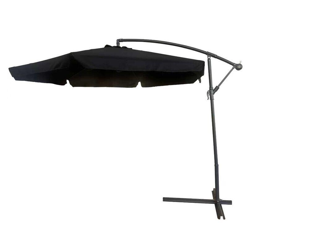 Ombrelone Alumínio 3,00M UP Preto Fascino