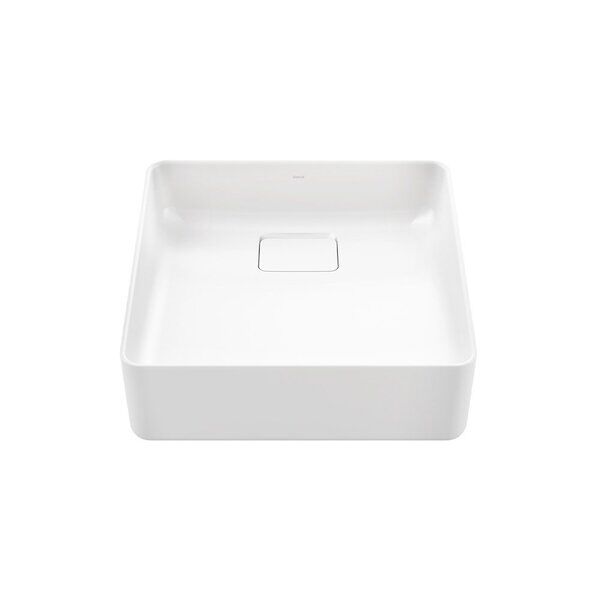 Cuba para Banheiro de Apoio Flow Quadrada Branco 40cm x 40cm Docol