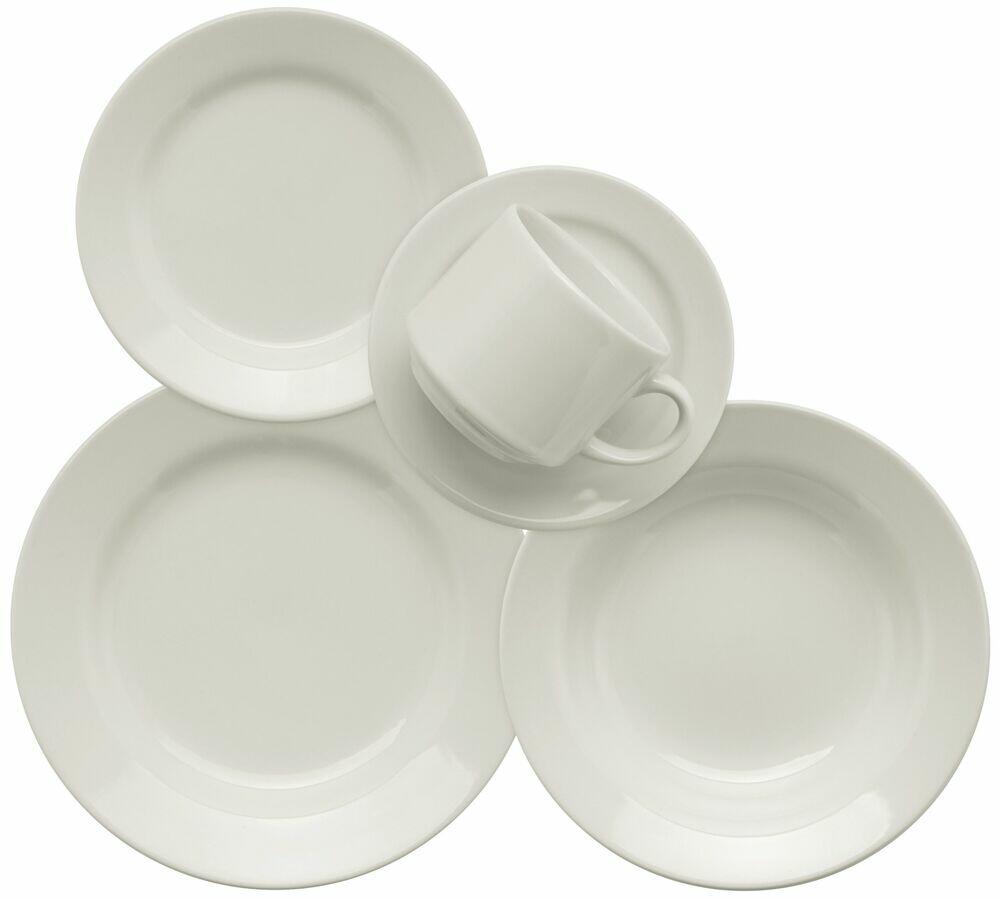 Jogo de Jantar 20 Peças Branco Oxford