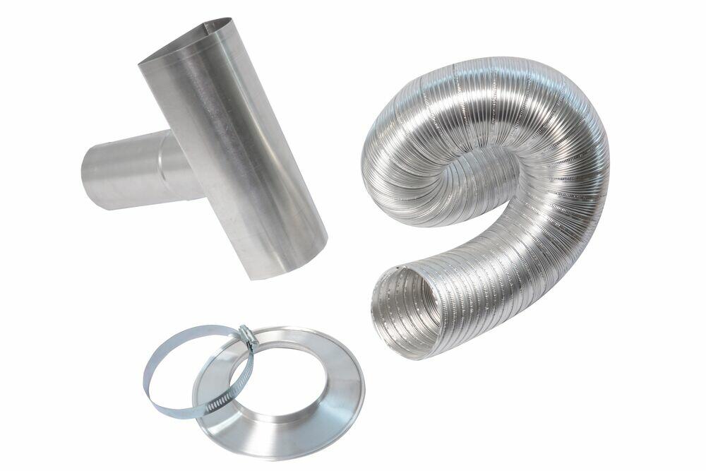 Kit Chaminé para Aquecedor a Gás Alumínio 8x1,5 Distak