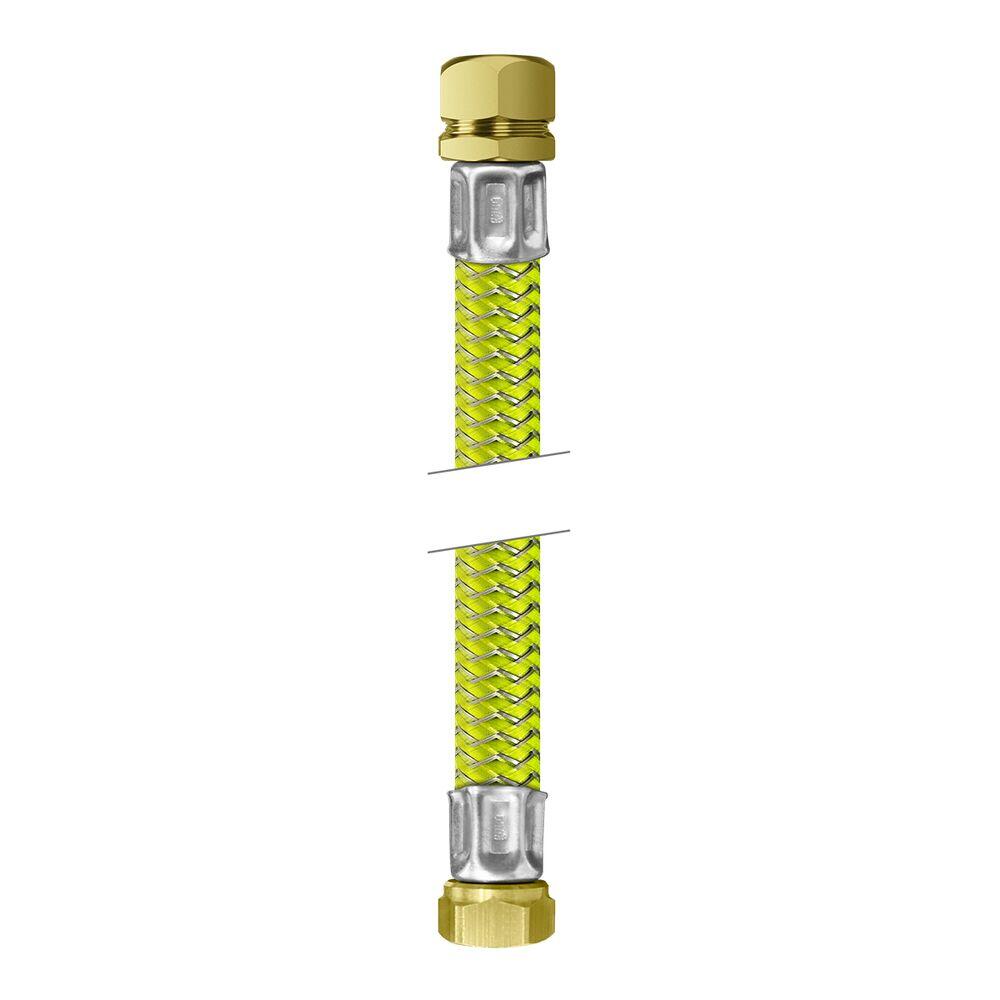 Ligação Flexível para Gás Engate Rápido 1/2x3/8
