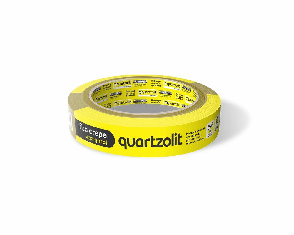 Fita Crepe para Uso Geral 18mmx50m Branco Quartzolit