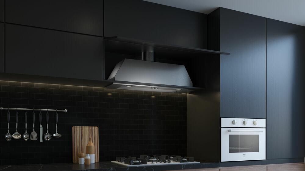 Coifa de Embutir 90cm Inox Escovado Fisher