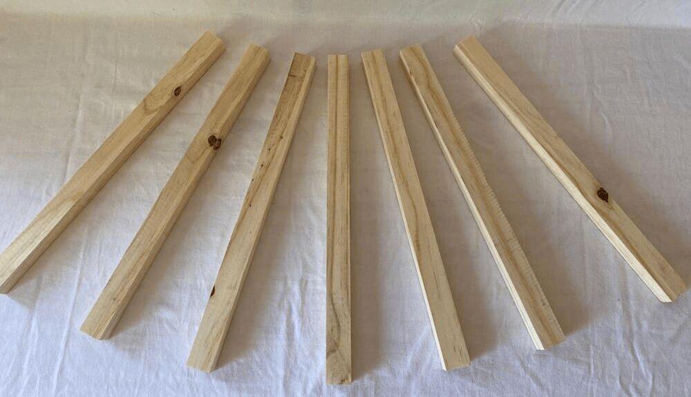 Sarrafo de Pinus 2,5x2,5x60cm Natural Pro Forma