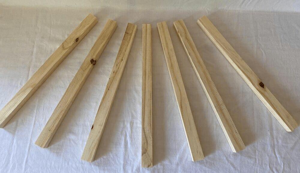 Sarrafo de Pinus 1,8x1,8x40cm Natural Pro Forma