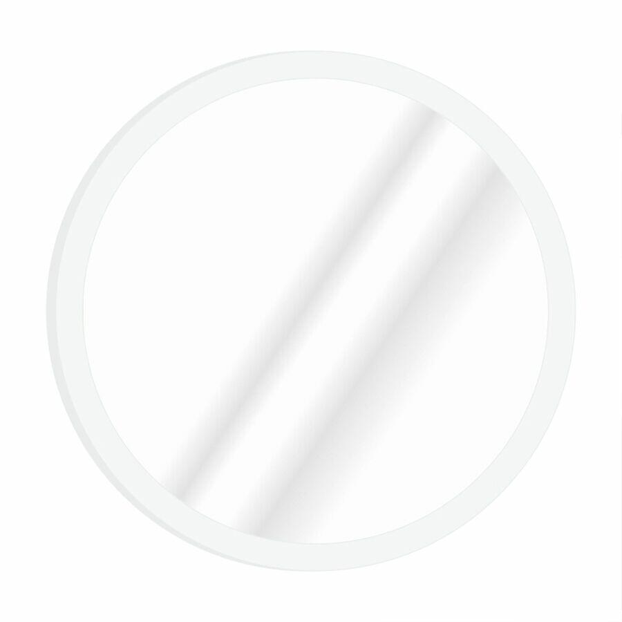 Espelho Redondo 40cm Branco Diagonal
