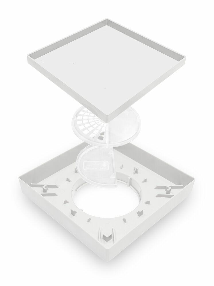 Ralo Oculto 15x15 Branco Multicerto