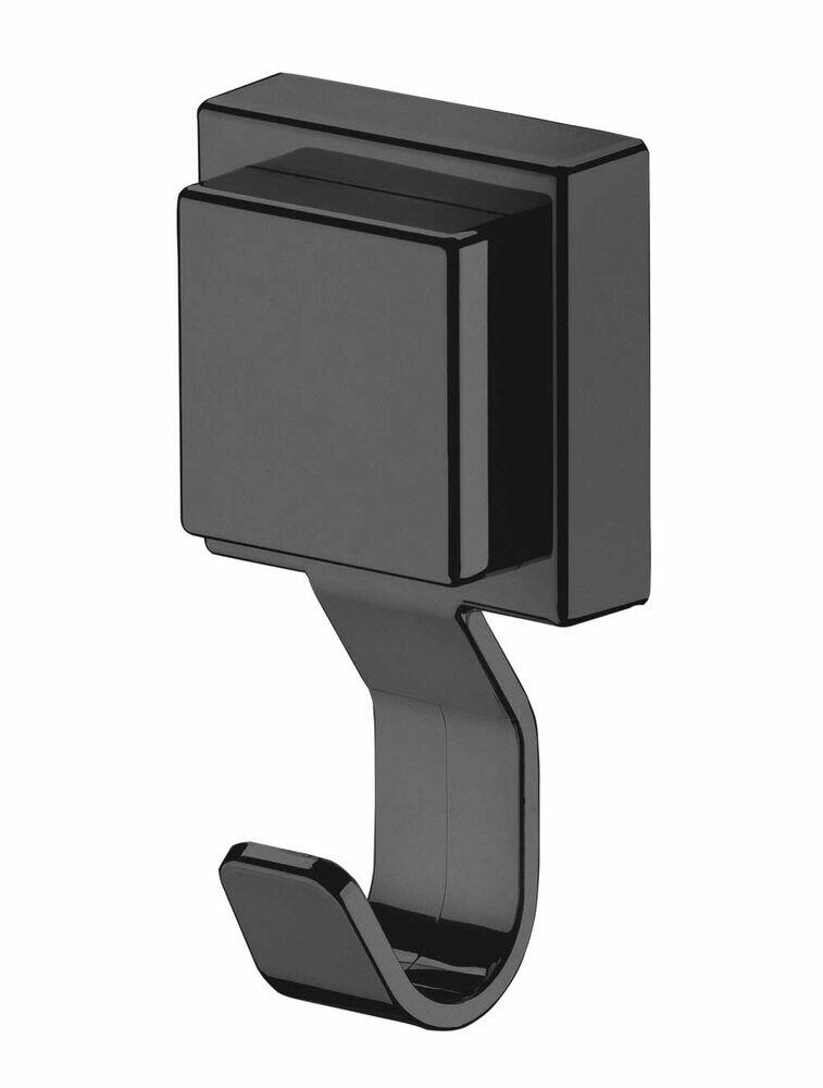 Gancho Multiuso Com Ventosa Preto Fosco Future