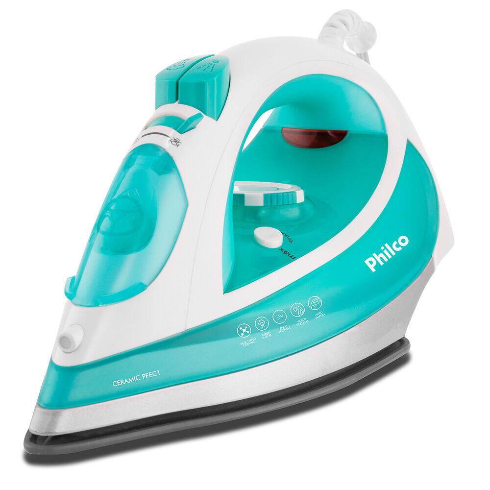 Ferro a Vapor Ceramic PFEC1 Verde Philco
