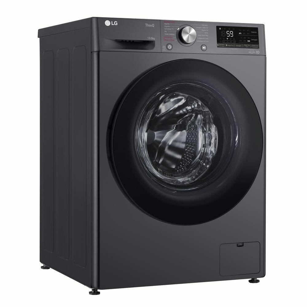 Lavadora de Roupas Lava e Seca CV5013BC4 Cinza Titanium 13KG  LG