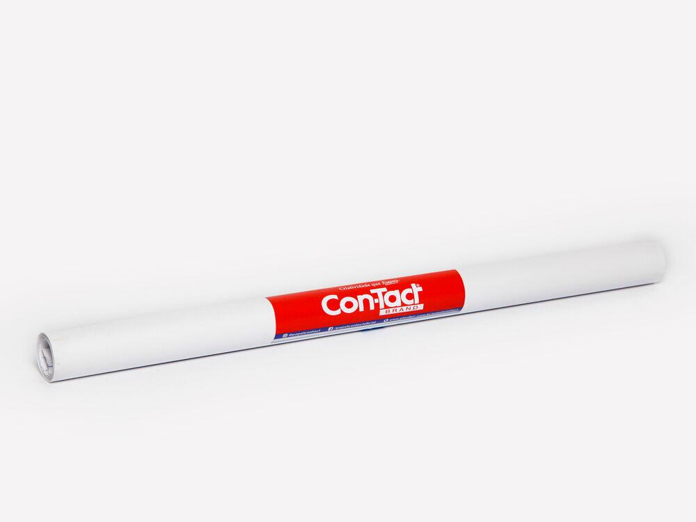 Rolo Adesivo Contact 0,45x2m Branco Fosco Plavitec