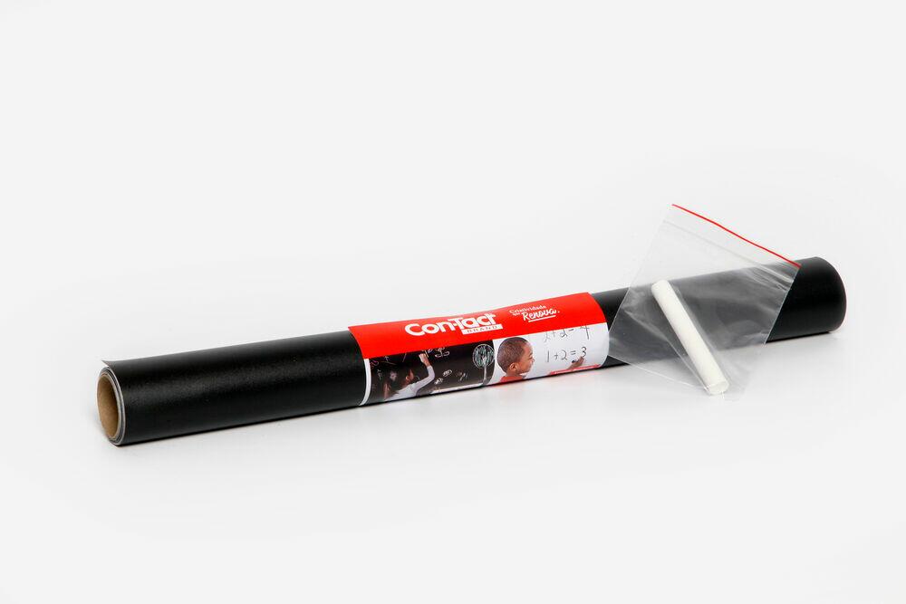 Rolo Adesivo Contact Lousa 0,45x2m Preto Plavitec