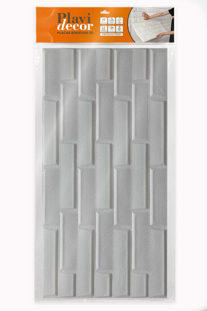 Adesivo de Parede Plavidecor Infinity 70x70cm Branco Plavitec